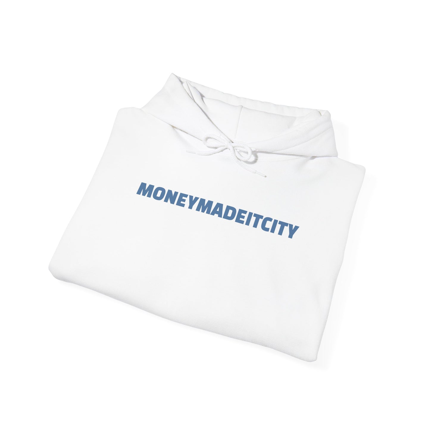 White (BL) Hooded Sweatshirt