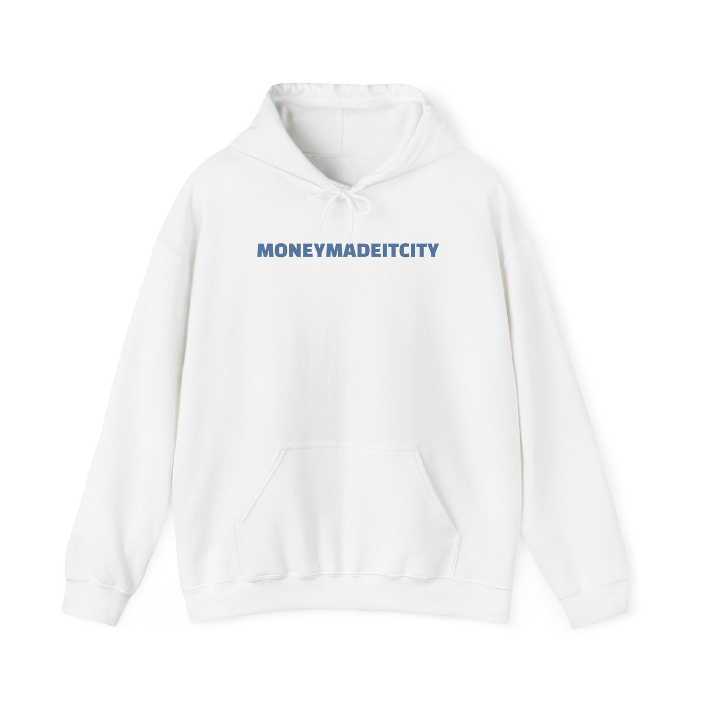 White (BL) Hooded Sweatshirt