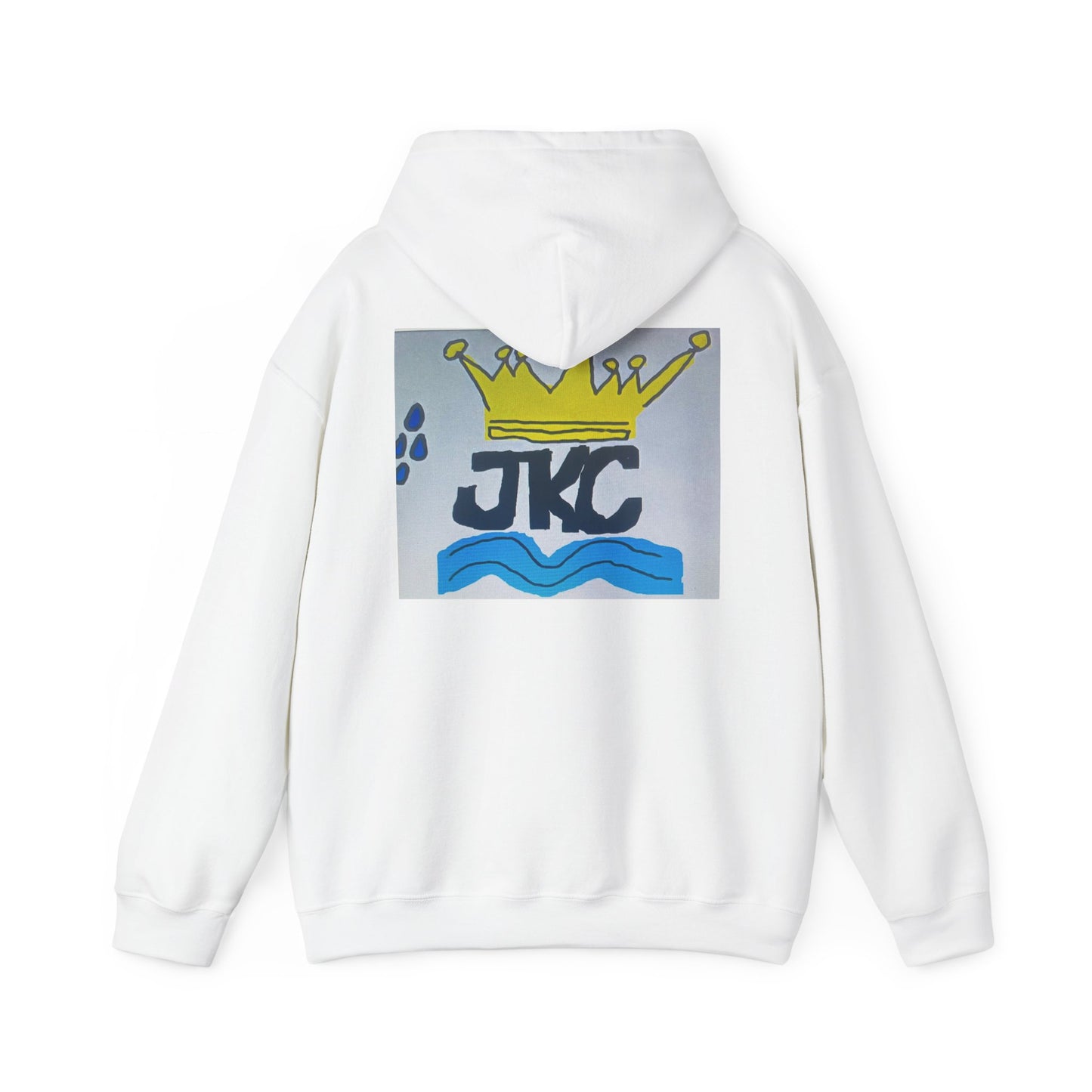 White (BL) Hooded Sweatshirt