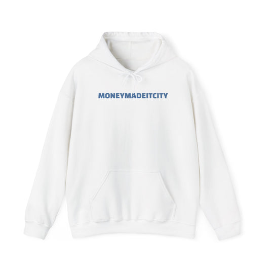 White (BL) Hooded Sweatshirt