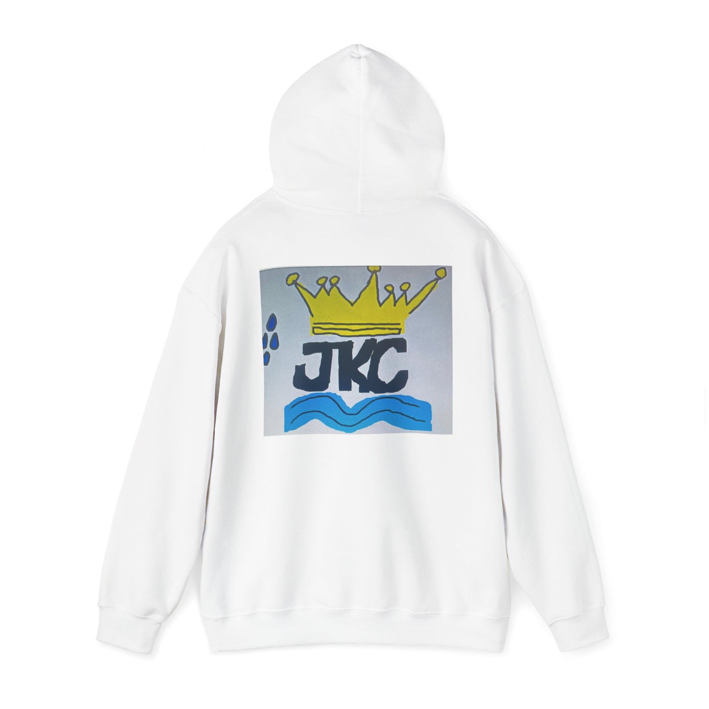 White (BL) Hooded Sweatshirt